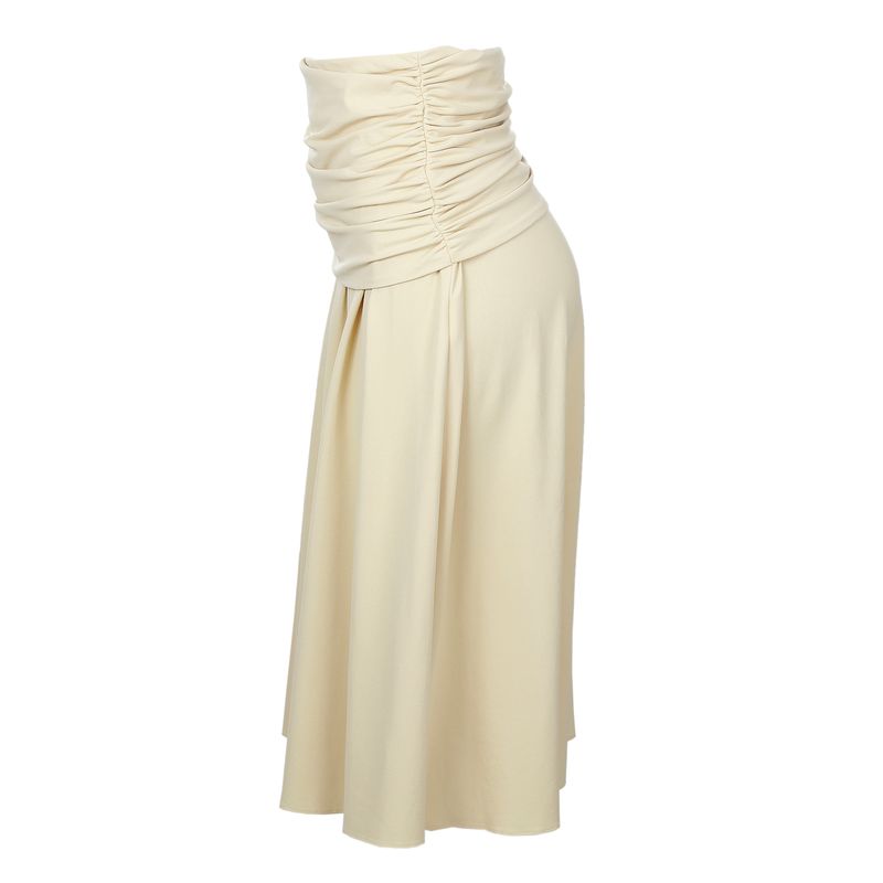 Saia-Cris-Barros-Midi-Bege-
