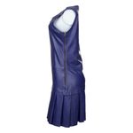 Vestido-Talie-NK-Couro-Azul