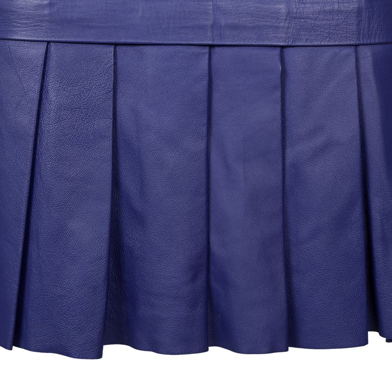 Vestido-Talie-NK-Couro-Azul