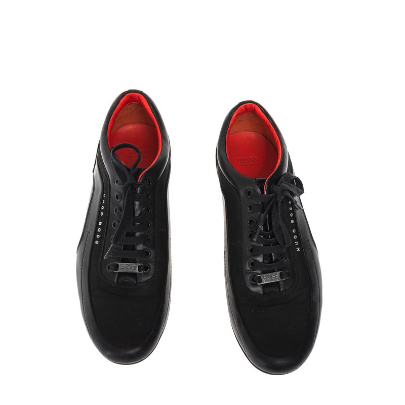 Tenis-Hugo-Boss-Preto-e-Vermelho