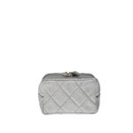 Bolsa-Chanel-Micro-Top-Handle-Caviar-Prateada