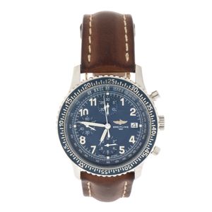 Relógio Breitling Chronomat Couro Marrom