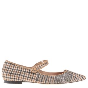 Sapatilha Carolina Herrera Bico Fino Tweed