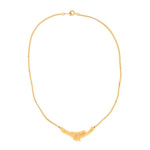 Colar Vintage Folhas com Cristais