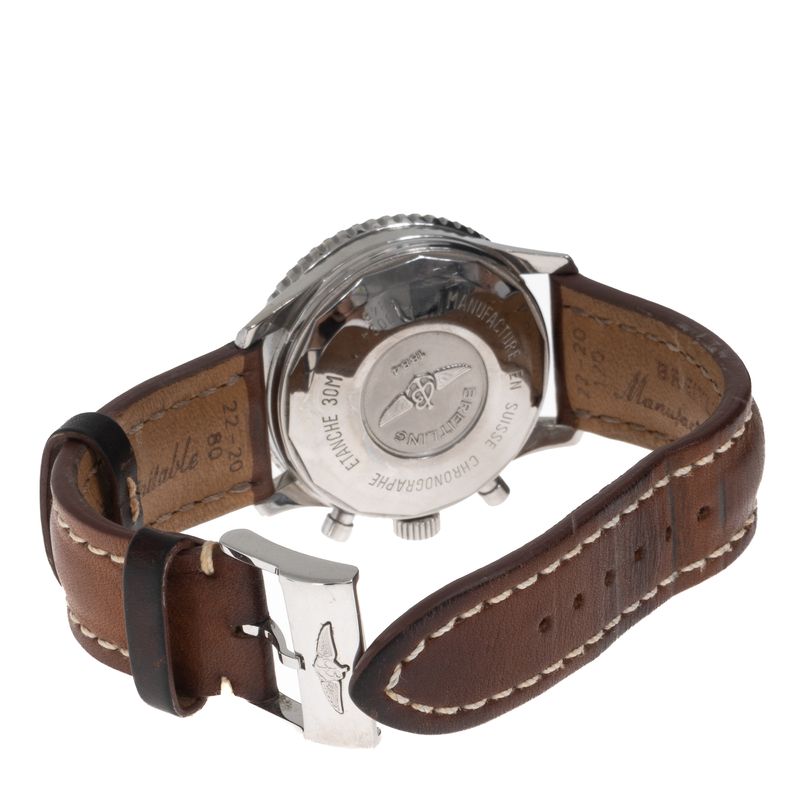 Relogio-Breitling-Chronomat-Couro-Marrom