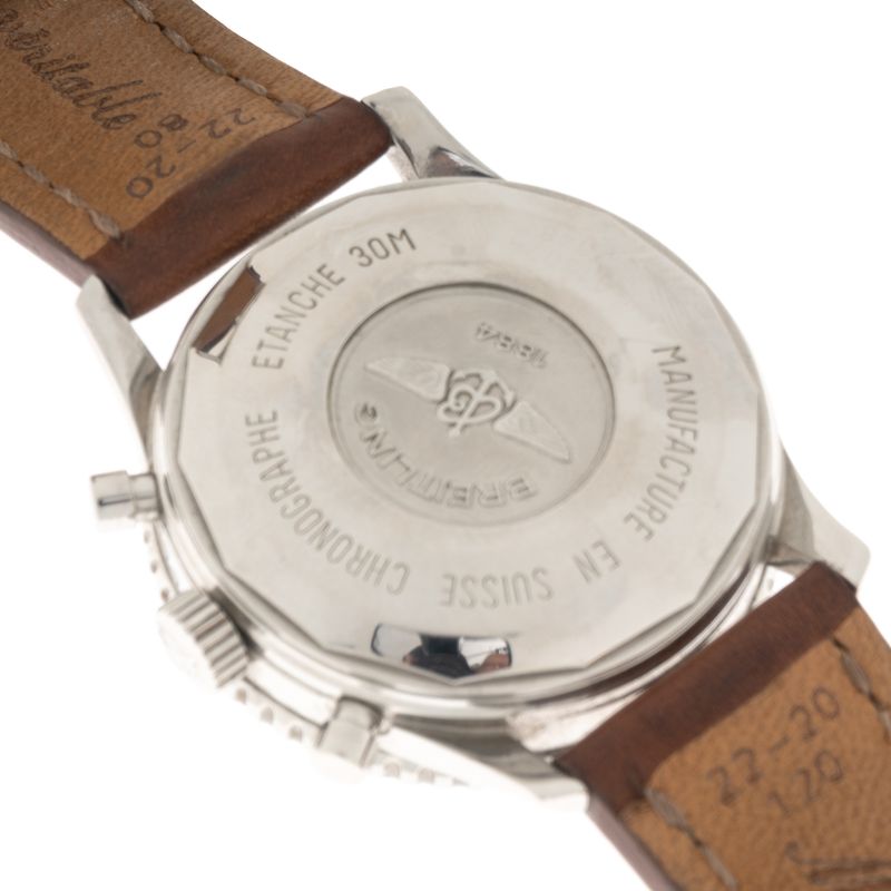 Relogio-Breitling-Chronomat-Couro-Marrom