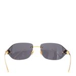 Oculos-Cartier-Panthere-Preto-e-Dourado