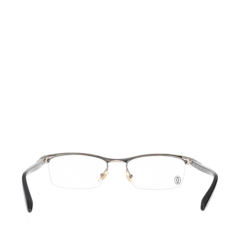 Oculos-de-Grau-Cartier-Prateado-e-Preto