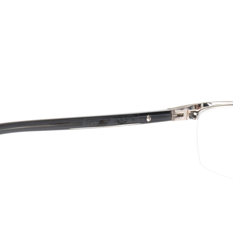Oculos-de-Grau-Cartier-Prateado-e-Preto