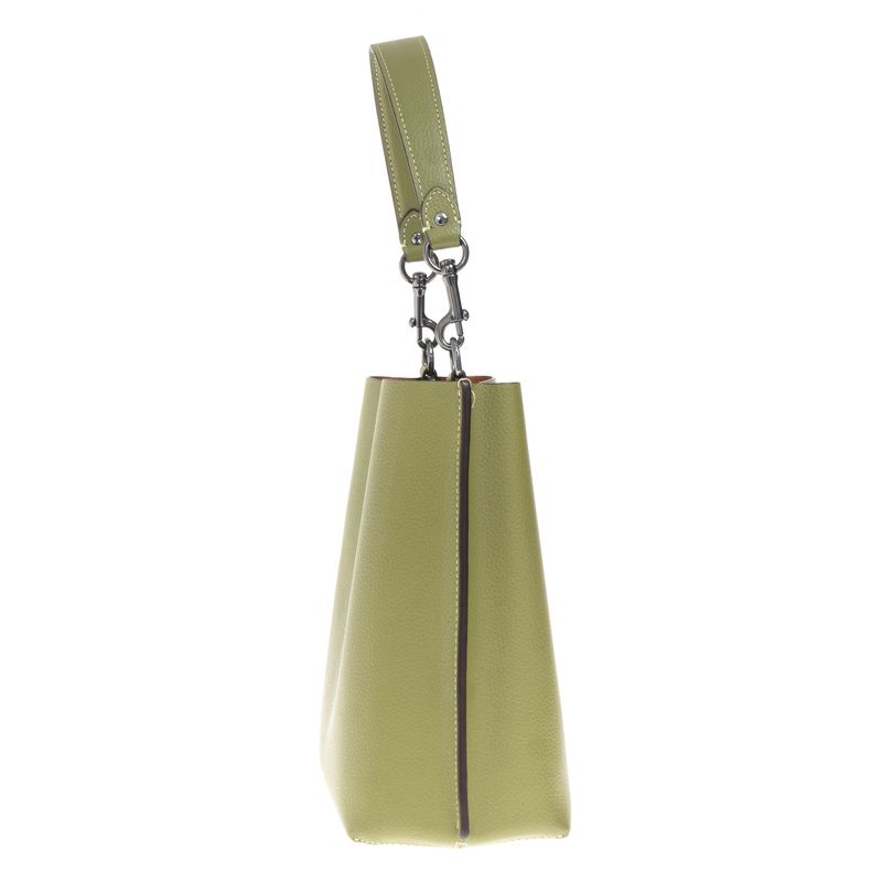 Bolsa-Coach-Bucket-Couro-Verde