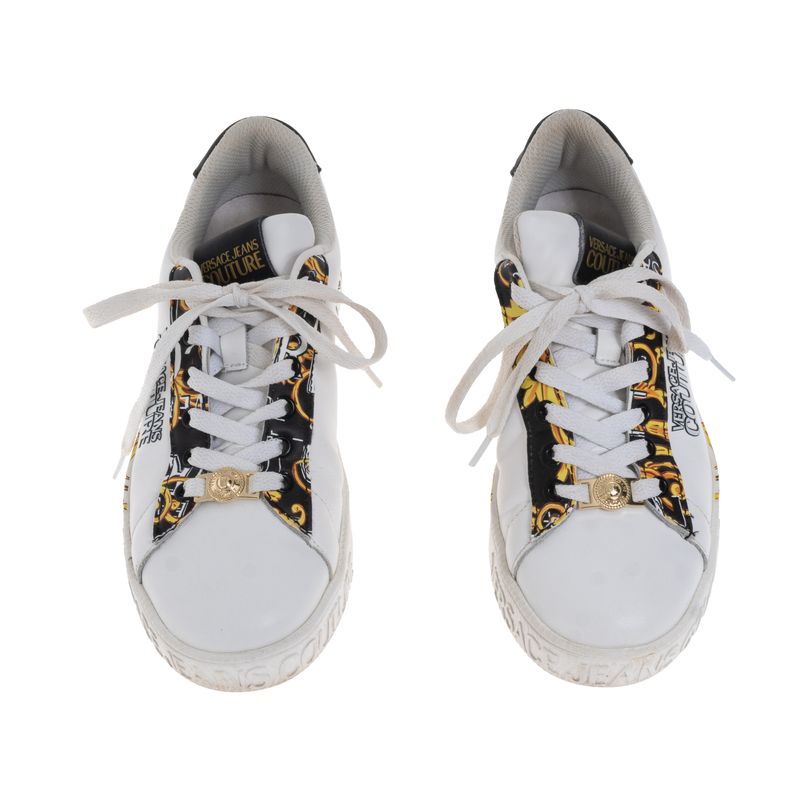 Tenis-Versace-Jeans-Couture-Couro-Branco