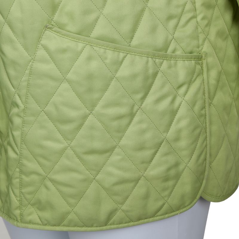 Casaco-Burberry-Matelasse-Verde