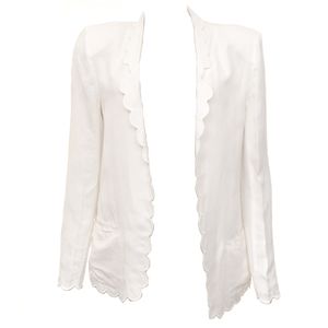 Blazer Gaitee Linho Branco