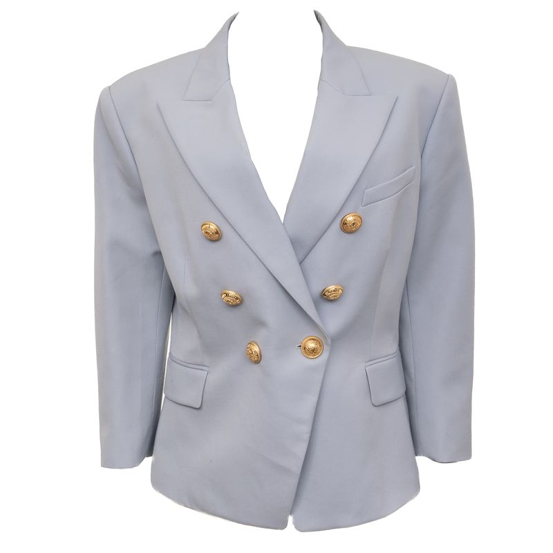 Blazer-Balmain-Azul