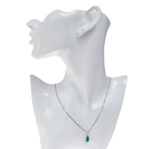 Colar Jack Vartanian Ouro Branco, Esmeralda e Diamante