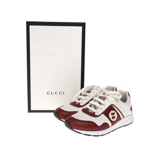 Tênis Gucci Miro Vinho e Branco