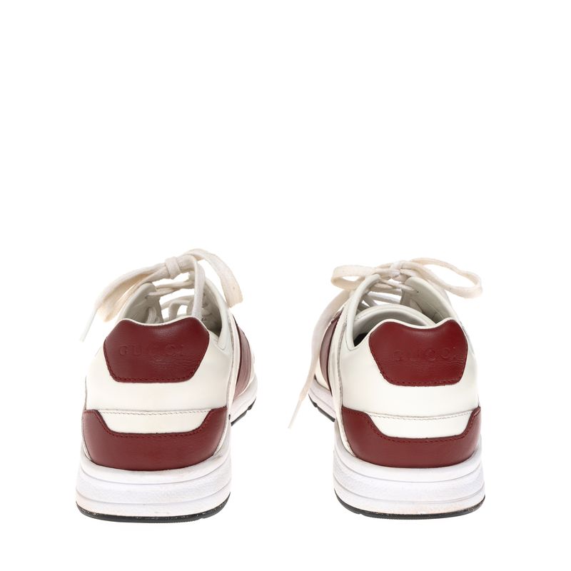 Tenis-Gucci-Miro-Vinho-e-Branco