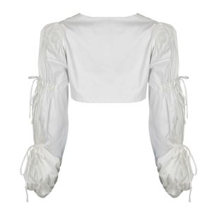 Top Laços Amarração Branco
