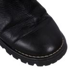 Bota-Chanel-Ziper-e-Couro-Preto