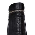 Bota-Chanel-Ziper-e-Couro-Preto