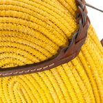 Bolsa-Prada-Tote-Raffia-e-Couro-Amarela