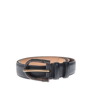 Cinto Gucci Bamboo Couro Preto