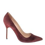 Scarpin-Manolo-Blahnik-Camurca-Marrom