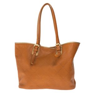 Bolsa Longchamp Tote Baixo Relevo Caramelo