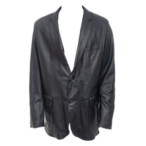 Blazer Hugo Boss Couro Preto