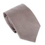 Gravata-Hermes-Estampada-Laranja-