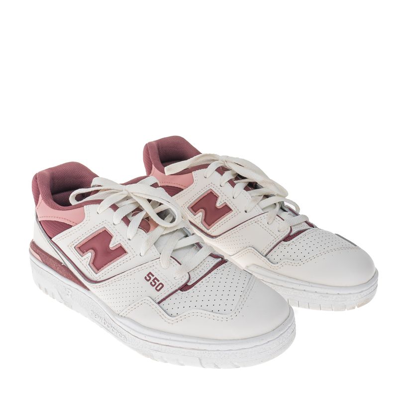 Tenis-New-Balance-550-Couro-Branco-e-Rosa