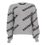 Trico-Balenciaga-La-Logo-Cinza-