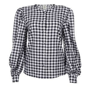 Blusa Framed Xadrez Bicolor