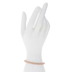 Bracelete Swarovski Stone Dourado com Cristais