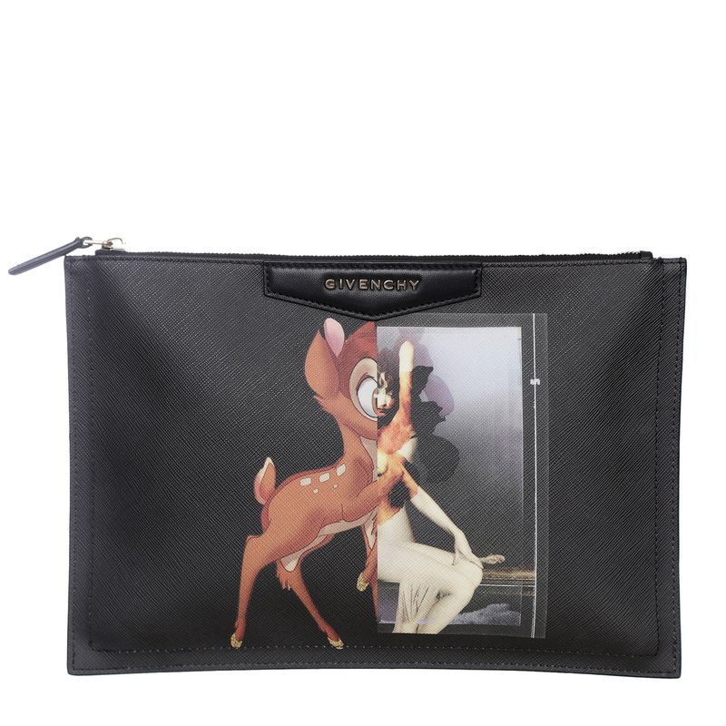 Bolsa-Givenchy-Clutch-Bambi-Preta