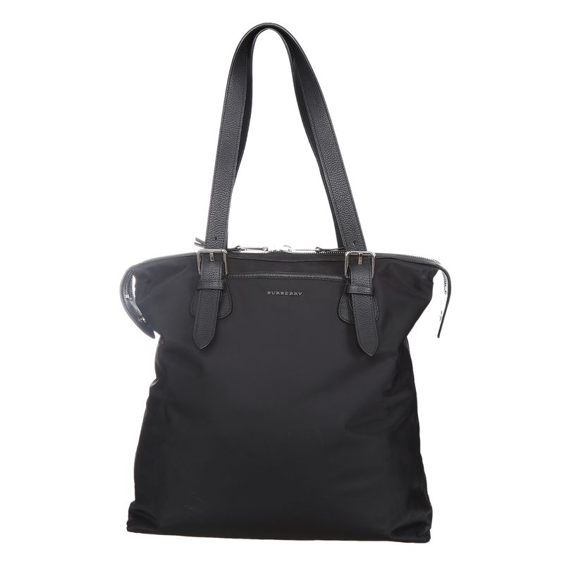 Bolsa-Burberry-Couro-e-Nylon-Preto-