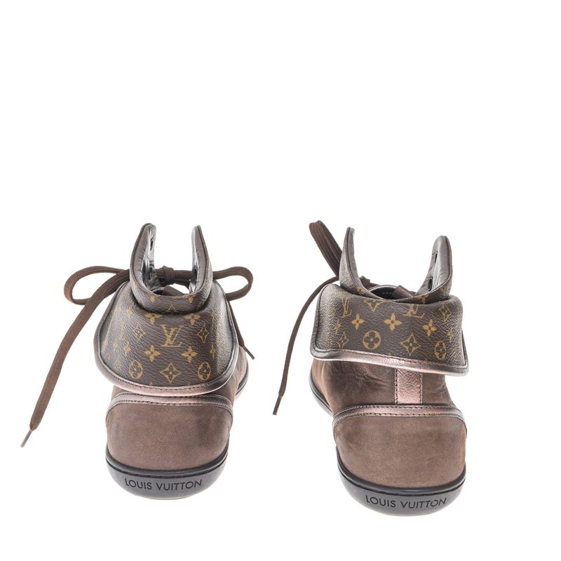 Tenis-Louis-Vuitton-Monograma-Marrom
