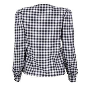 Blusa Framed Xadrez Bicolor