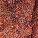 Blazer-Mixed-Tweed-Laranja-e-Azul