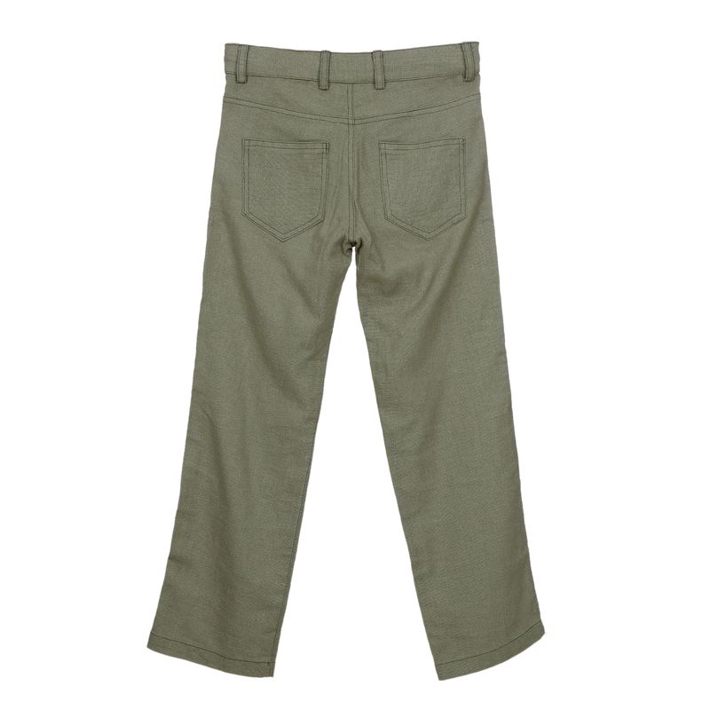 Calca-Cris-Barros-Infantil-Linho-Verde