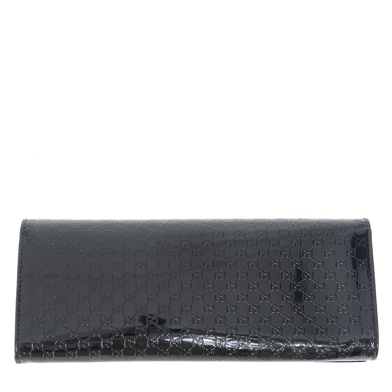 Bolsa-Clutch-Gucci-Broadway-Microguccissima-Verniz-Preta