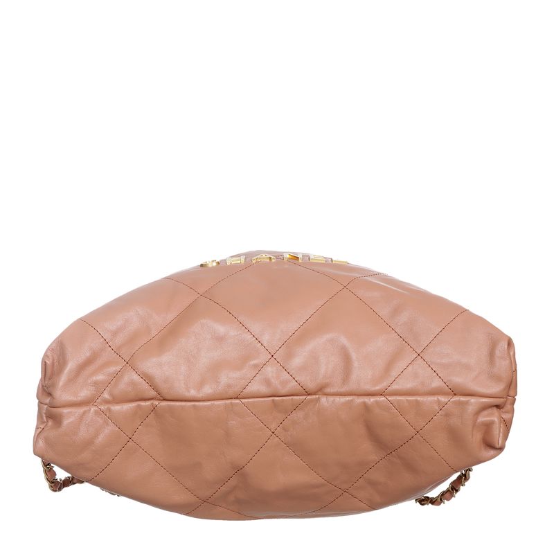 Bolsa-Chanel-22-Mochila-Marrom