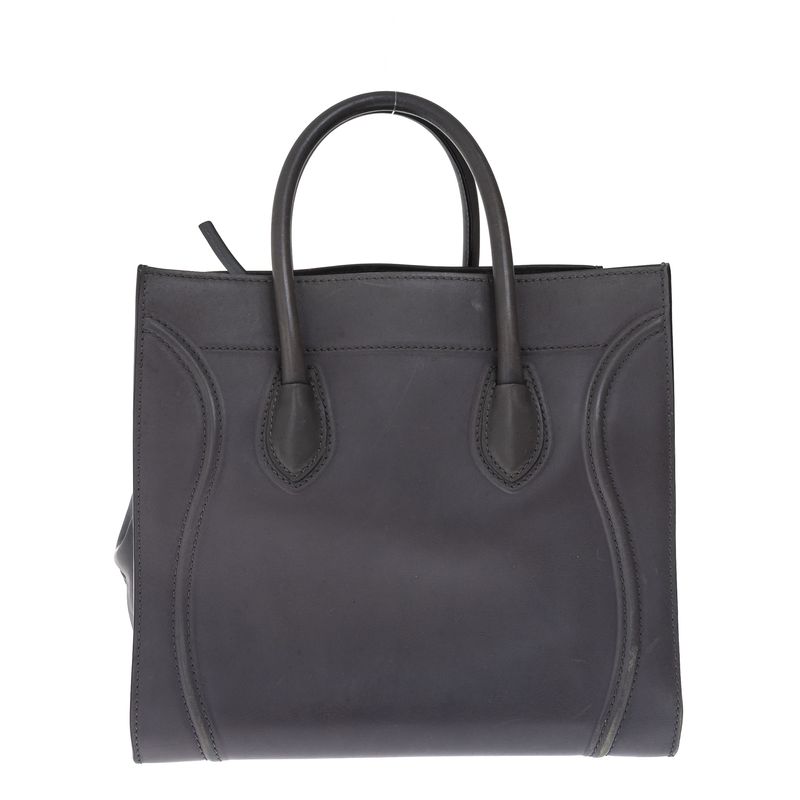 Bolsa-Celine-Luggage-Phantom-Couro-Cinza