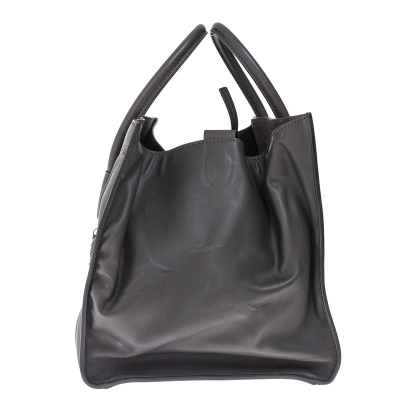 Bolsa-Celine-Luggage-Phantom-Couro-Cinza