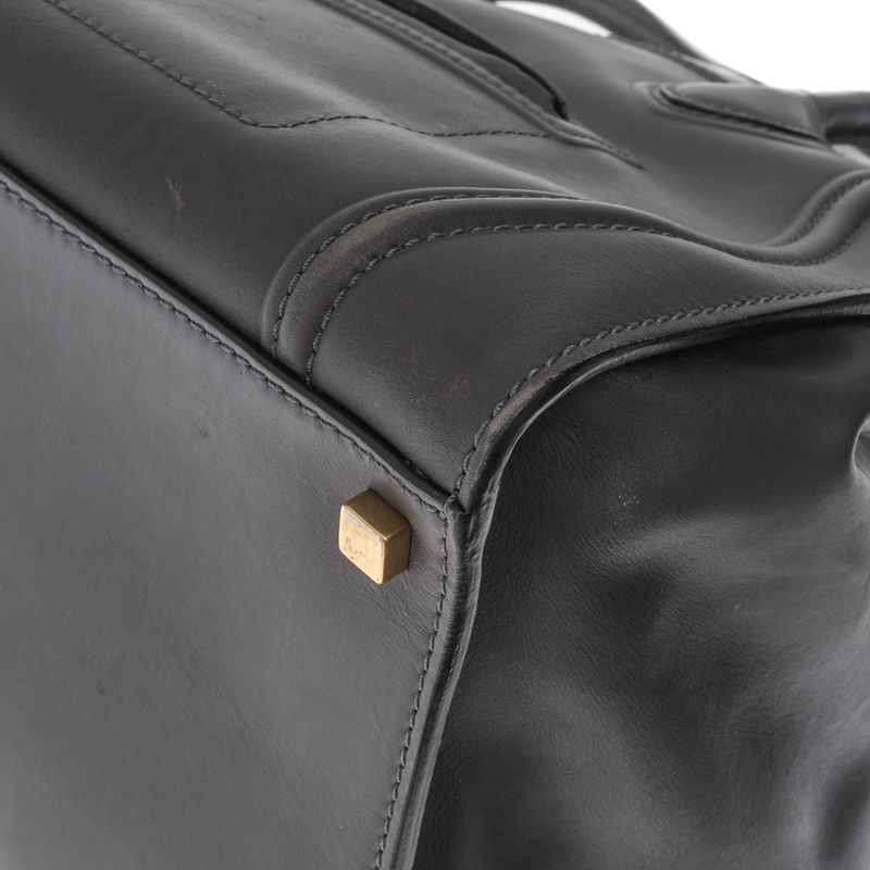 Bolsa-Celine-Luggage-Phantom-Couro-Cinza
