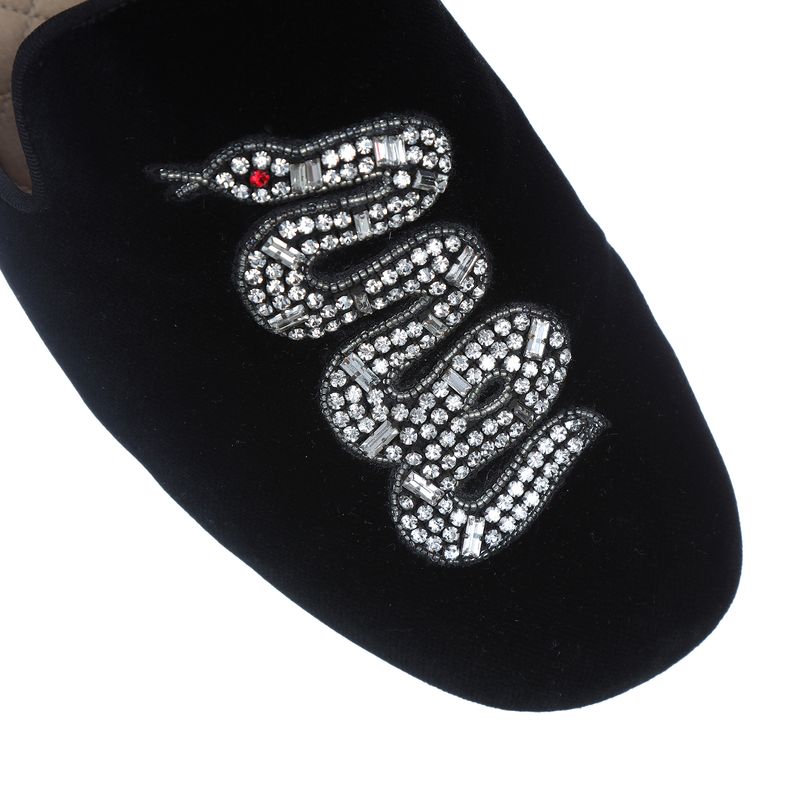 Mule-Gucci-Veludo-Bordado-