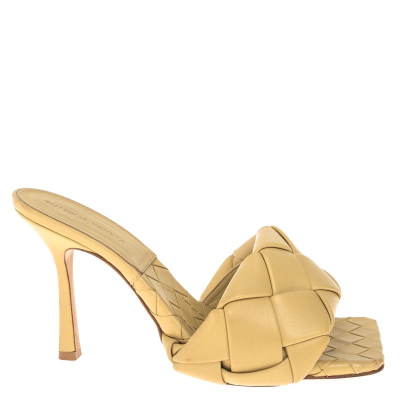 Sandalia-Bottega-Veneta-Mule-Intrecciato-Amarelo