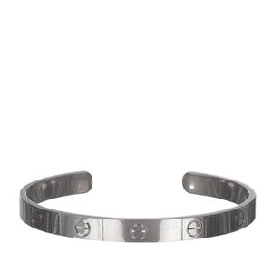 Bracelete Cartier Love Aberto Ouro Branco