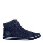 Tenis-Chanel-Couro-e-Tweed-Azul-Marinho-