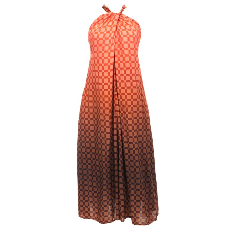 Vestido-Andrea-Marques-Quadriculado-Degrade